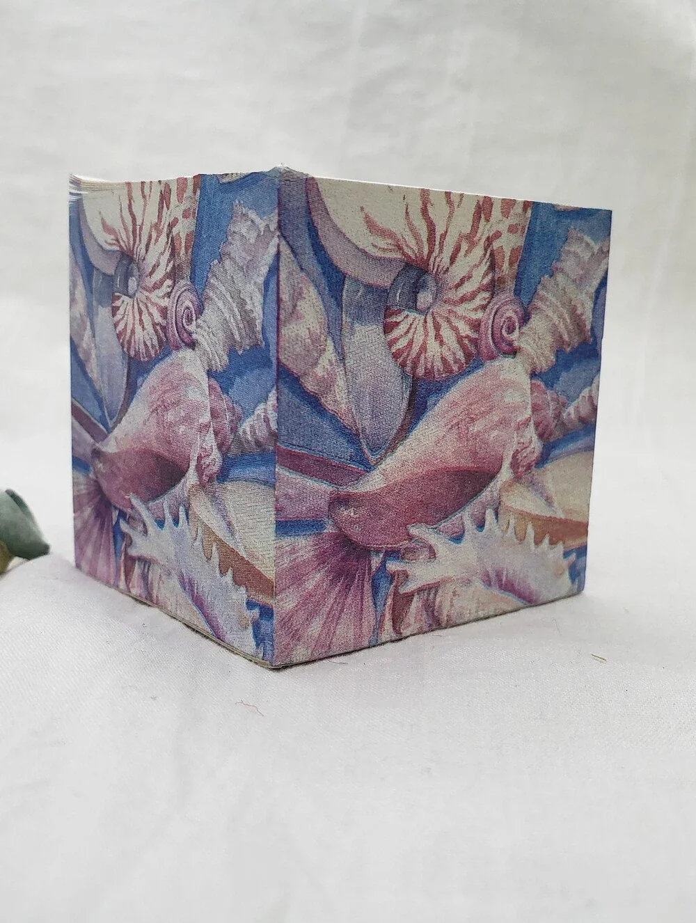 Coastal Shells Mini Sticky Notes And Holder